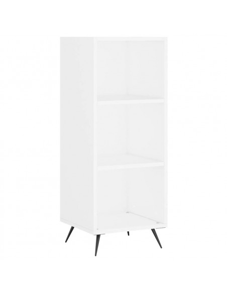 Credenza Bianca 34,5x34x180 cm in Legno Multistrato