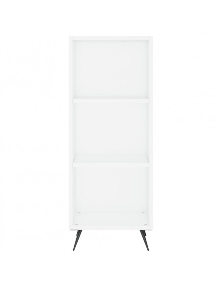 Credenza Bianca 34,5x34x180 cm in Legno Multistrato