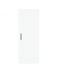 Credenza Bianca 34,5x34x180 cm in Legno Multistrato 2