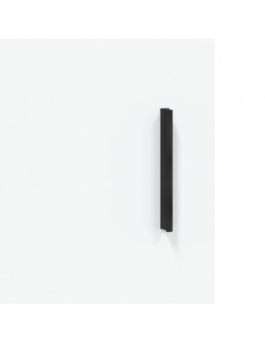 Credenza Bianca 34,5x34x180 cm in Legno Multistrato