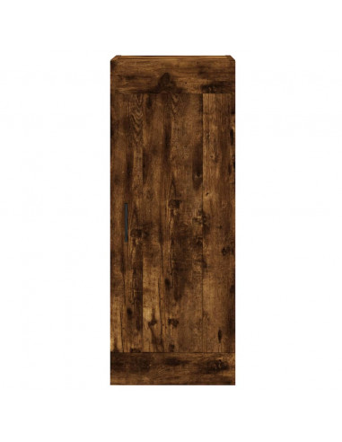 Credenza Rovere Fumo 34,5x34x180 cm in Legno Multistrato