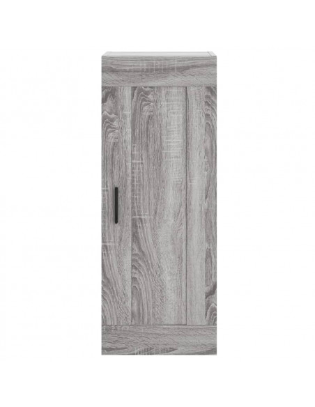 Credenza Grigio Sonoma 34,5x34x180 cm in Legno Multistrato