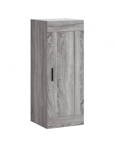 Credenza Grigio Sonoma 34,5x34x180 cm in Legno Multistrato