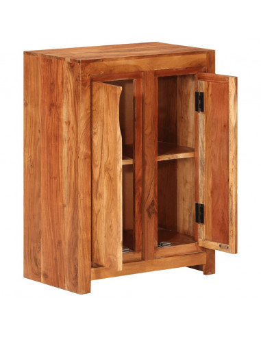 Credenza 55x33x75 cm in Legno Massello di Acacia