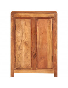 Credenza 55x33x75 cm in Legno Massello di Acacia 2