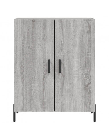 Credenza Grigio Sonoma 69,5x34x180 cm in Legno Multistrato