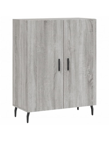 Credenza Grigio Sonoma 69,5x34x180 cm in Legno Multistrato