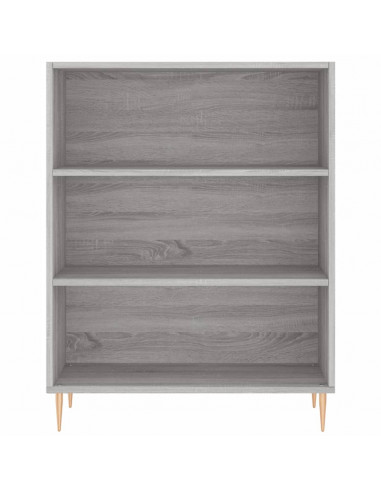 Credenza Grigio Sonoma 69,5x34x180 cm in Legno Multistrato