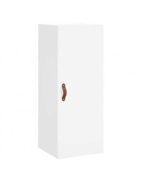 Credenza Bianca 34,5x34x180 cm in Legno Multistrato