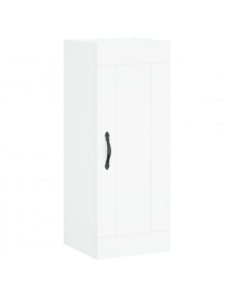 Credenza Bianca 34,5x34x180 cm in Legno Multistrato