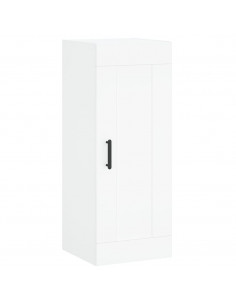 Credenza Bianca 34,5x34x180 cm in Legno Multistrato 2