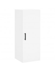 Credenza Bianca 34,5x34x180 cm in Legno Multistrato 2