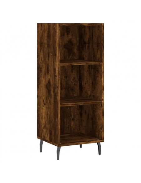Credenza Rovere Fumo 34,5x34x180 cm in Legno Multistrato