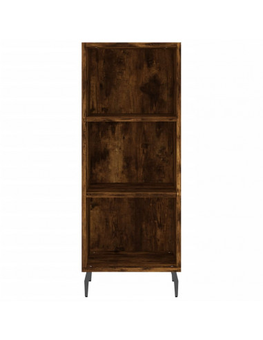 Credenza Rovere Fumo 34,5x34x180 cm in Legno Multistrato