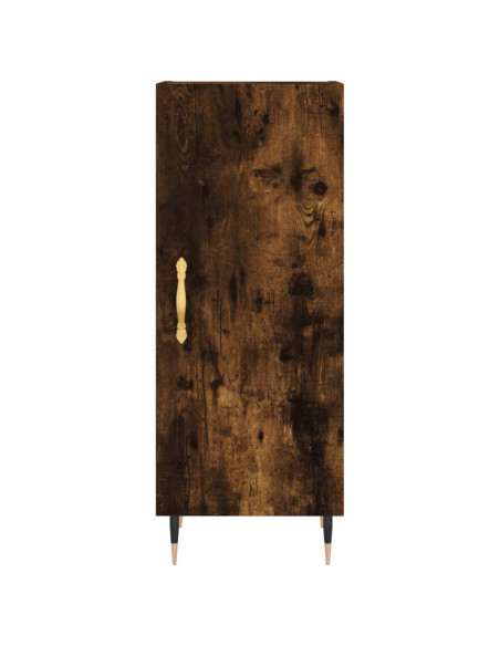 Credenza Rovere Fumo 34,5x34x180 cm in Legno Multistrato