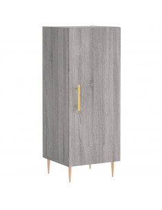 Credenza Grigio Sonoma 34,5x34x180 cm in Legno Multistrato 2