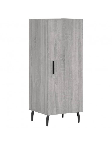 Credenza Grigio Sonoma 34,5x34x180 cm in Legno Multistrato