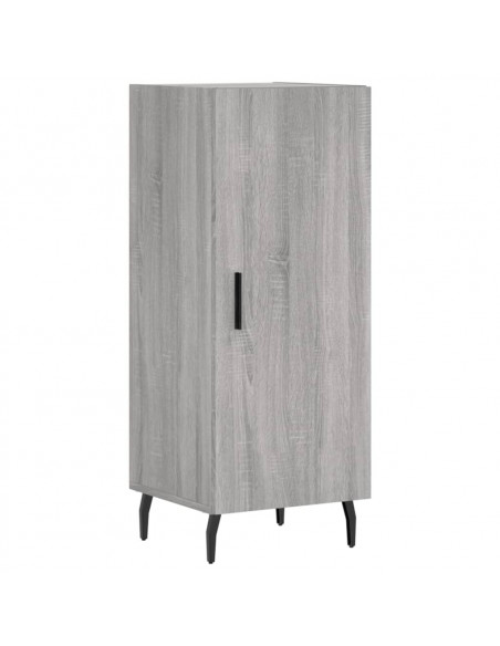 Credenza Grigio Sonoma 34,5x34x180 cm in Legno Multistrato