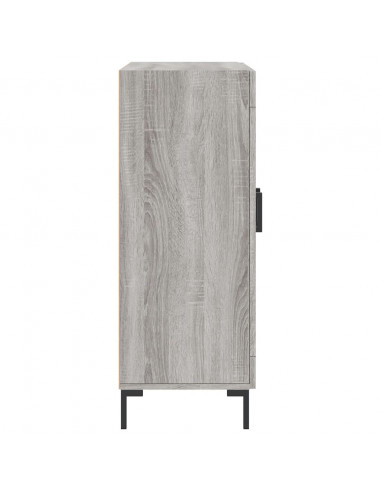 Credenza Grigio Sonoma 69,5x34x90 cm in Legno Multistrato
