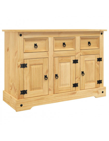 Credenza Corona Marrone 115x43x79,5 cm Legno di Pino Messicano