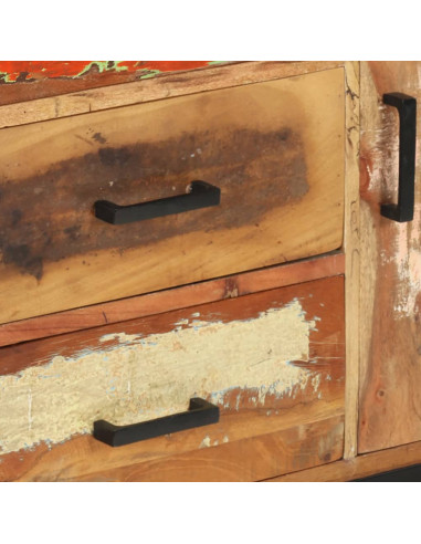 Credenza 88x30x73 cm in Legno Massello di Recupero