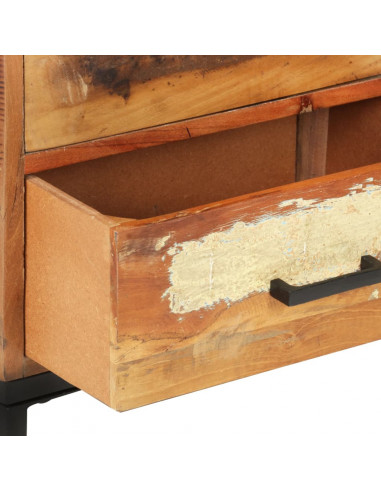 Credenza 88x30x73 cm in Legno Massello di Recupero