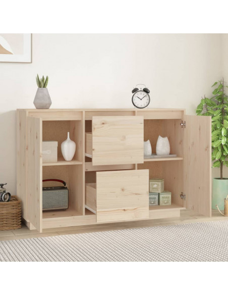 Credenza 111x34x75 cm in Legno Massello di Pino