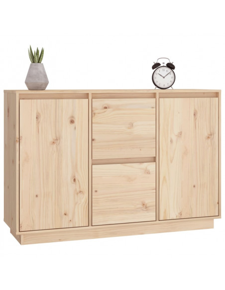 Credenza 111x34x75 cm in Legno Massello di Pino