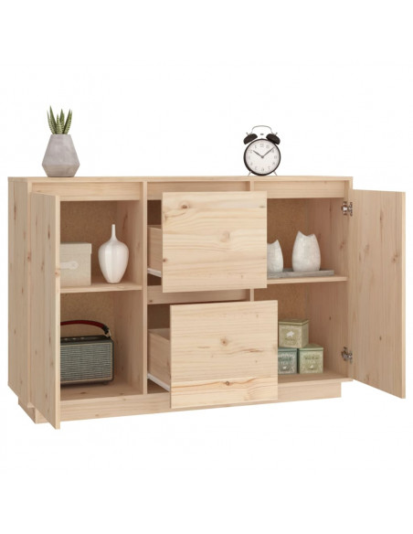 Credenza 111x34x75 cm in Legno Massello di Pino