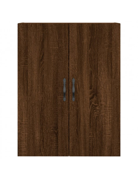 Mobile a Parete Rovere Marrone 69,5x34x90 cm Legno Multistrato