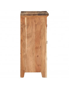 Credenza 55x33x75 cm in Legno Massello di Acacia 2