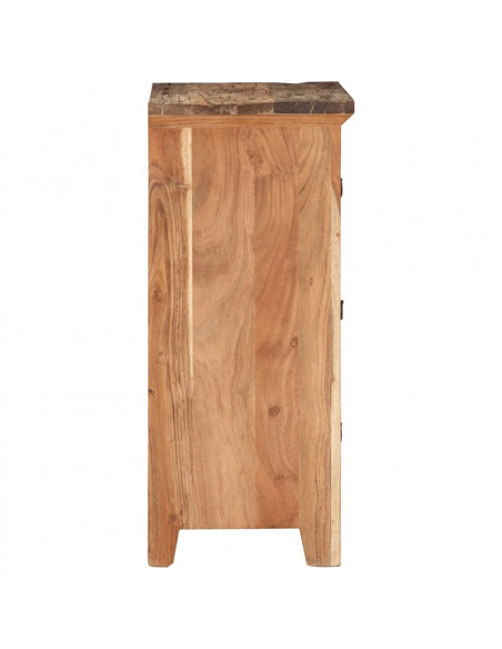 Credenza 55x33x75 cm in Legno Massello di Acacia