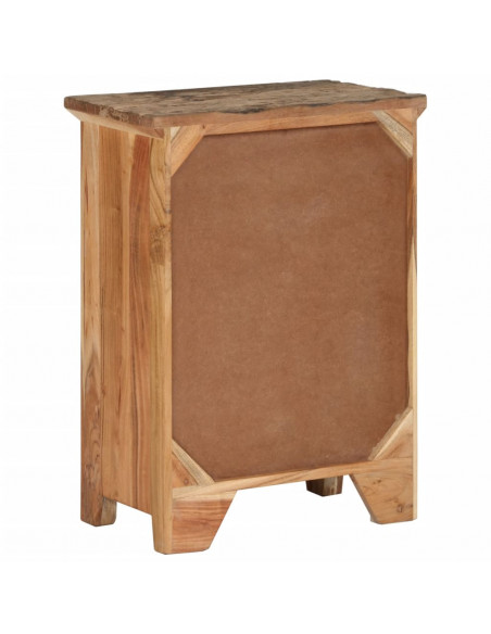 Credenza 55x33x75 cm in Legno Massello di Acacia