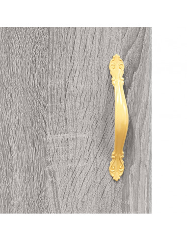 Mobile a Parete Grigio Sonoma 69,5x34x90 cm Legno Multistrato