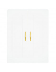 Mobile a Parete Bianco 69,5x34,90 cm in Legno Multistrato 2