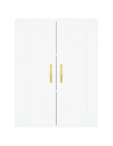 Mobile a Parete Bianco 69,5x34,90 cm in Legno Multistrato