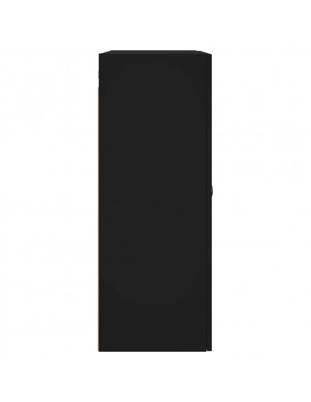 Mobile a Parete Nero 69,5x34,90 cm in Legno Multistrato