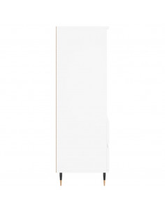 Credenza Bianco 40x36x110 cm in Legno Multistrato 2