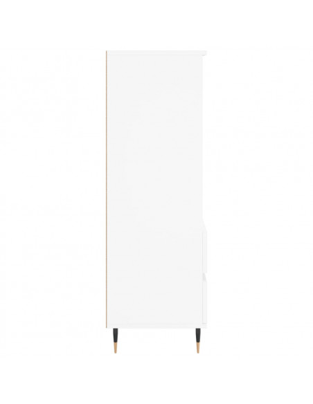 Credenza Bianco 40x36x110 cm in Legno Multistrato