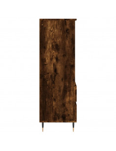 Credenza Rovere Fumo 40x36x110 cm in Legno Multistrato 2