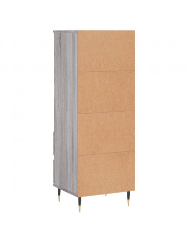 Credenza Grigio Sonoma 40x36x110 cm in Legno Multistrato