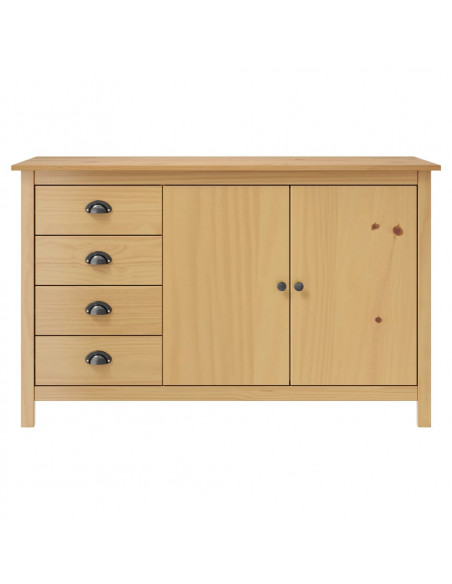 Credenza Hill Marrone Miele 130x40x80 cm in Legno di Pino