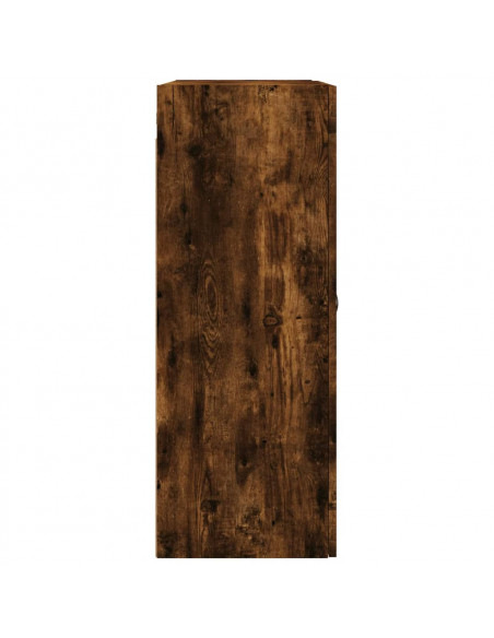 Mobile a Parete Rovere Fumo 69,5x34x90 cm in Legno Multistrato