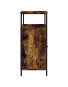 Credenza Rovere Fumo 100x35x80 cm in Legno Multistrato 2