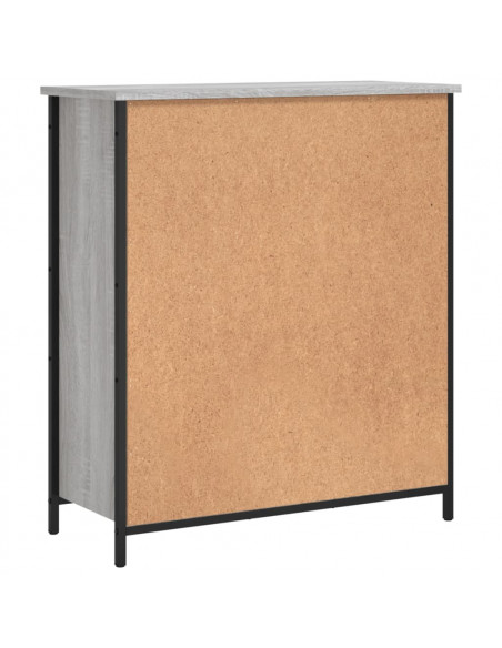Credenza Grigio Sonoma 70x30x80 cm in Legno Multistrato