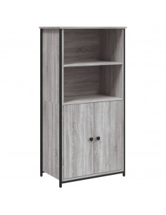 Credenza Grigio Sonoma 62x36x121,5 cm in Legno Multistrato 2