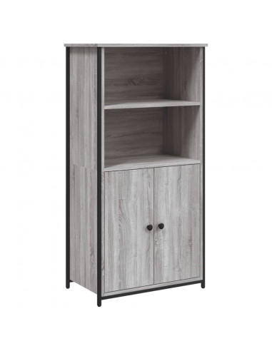 Credenza Grigio Sonoma 62x36x121,5 cm in Legno Multistrato