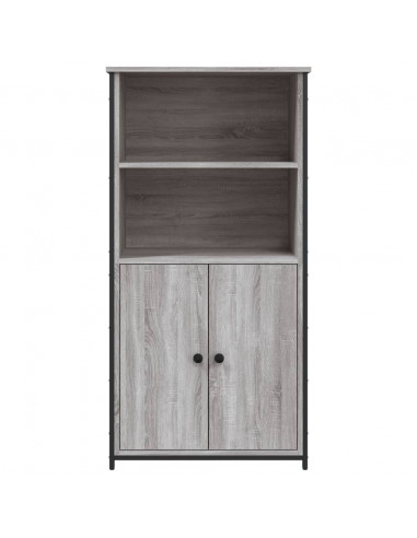 Credenza Grigio Sonoma 62x36x121,5 cm in Legno Multistrato
