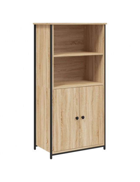 Credenza Rovere Sonoma 62x36x121,5 cm in Legno Multistrato
