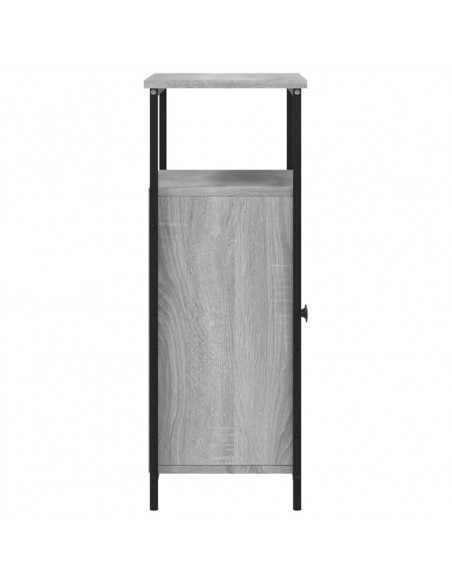 Credenza Grigio Sonoma 70x30x80 cm in Legno Multistrato